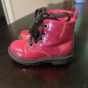 Toddler Size 7 Pink Combat Boots